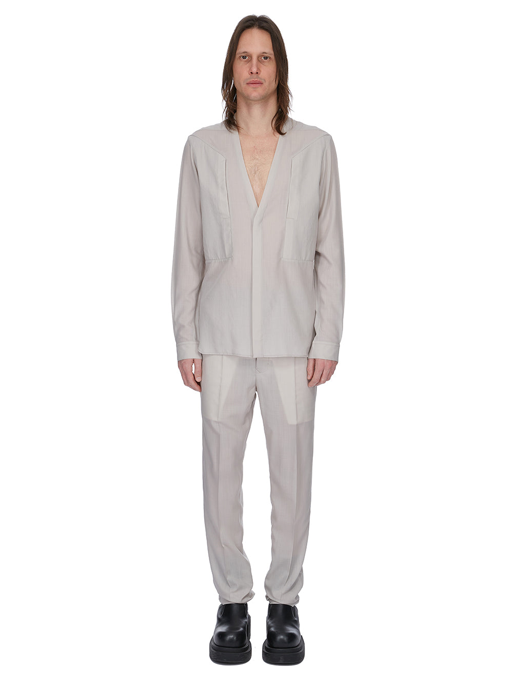 RICK OWENS 23SS DRAWSTRING LONG 44サイズ TE DRAWSTRING SLIM LONG| RICK OWENS
