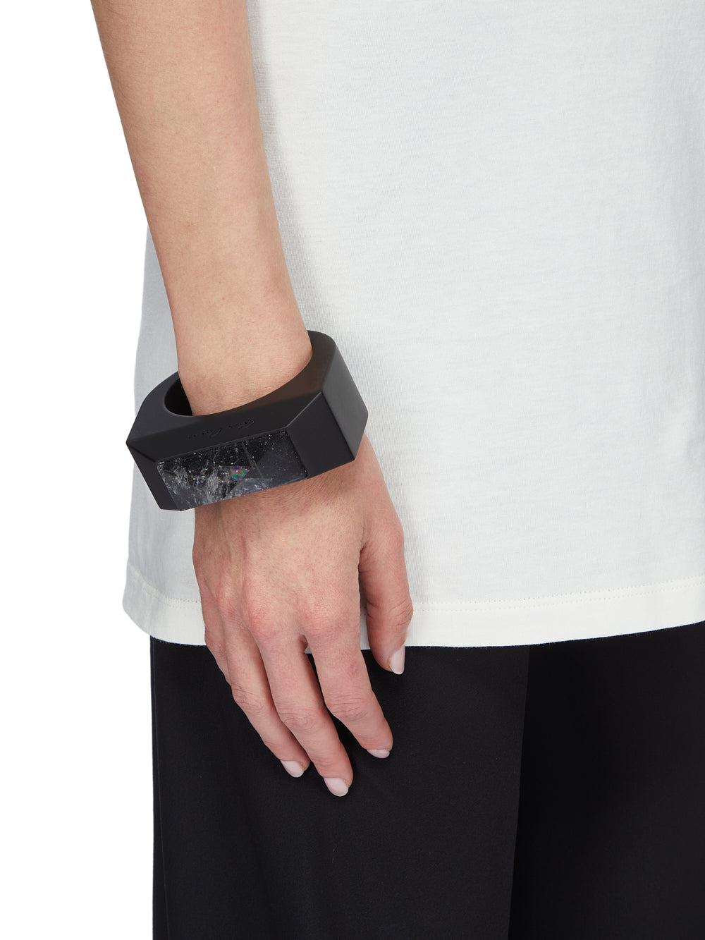 CRYSTAL PYRAMID BRACELET| RICK OWENS
