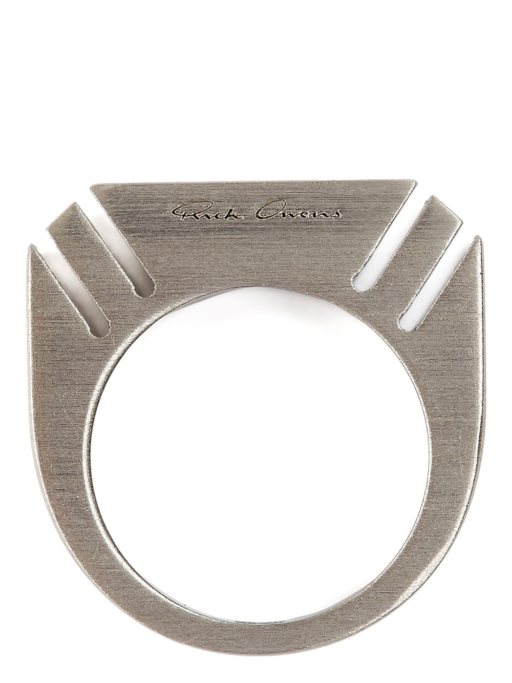 CUT BEVELED RING| RICK OWENS