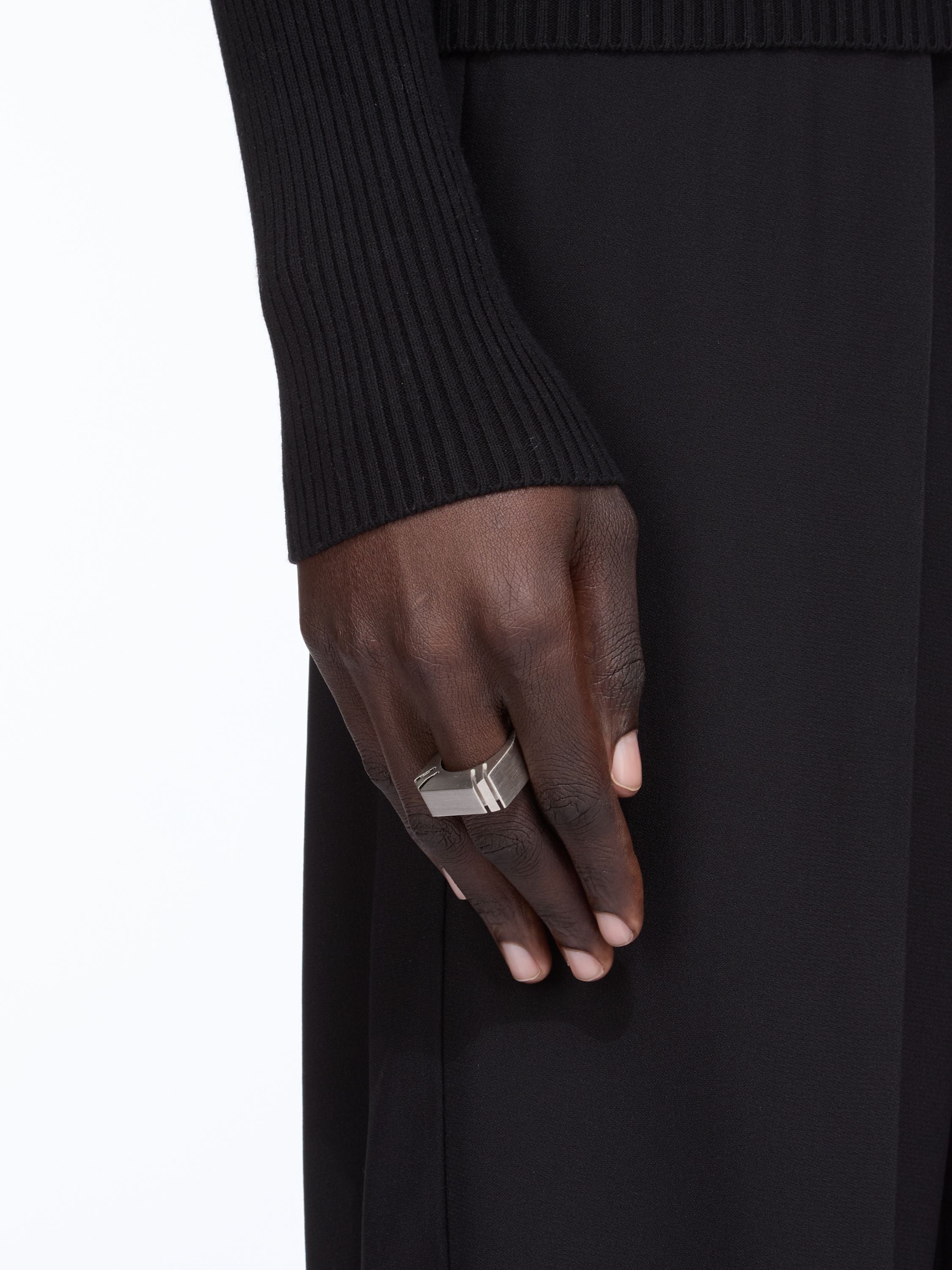 CUT BEVELED RING| RICK OWENS