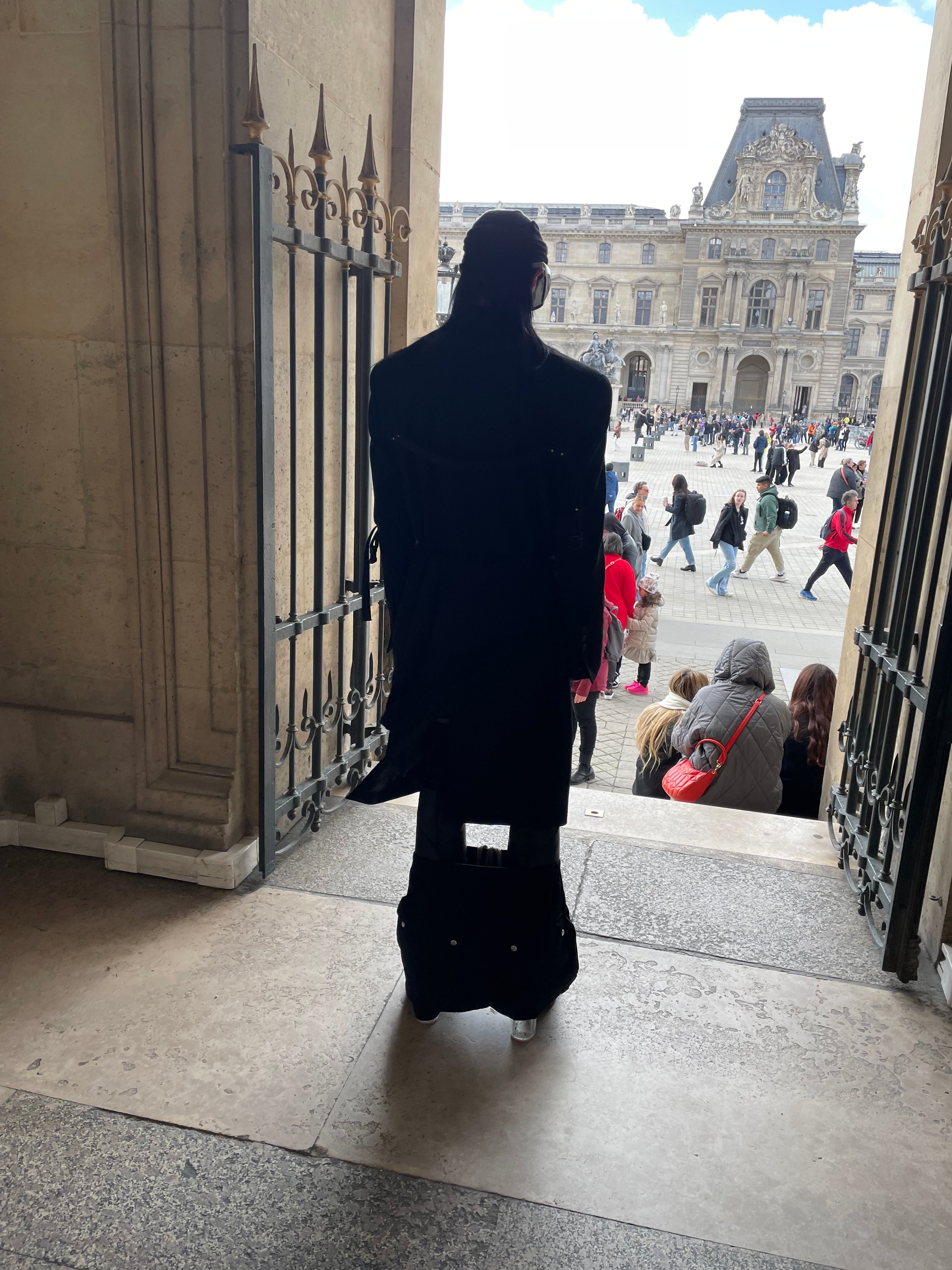 Rick Owens ブラック ストール Glitter RICK OWENS | OFFICIAL WEBSITE