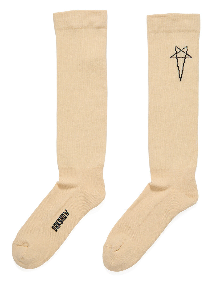 DA01F4468_SOCKC_13809 | PENTAGRAM KNEE HIGH SOCKS