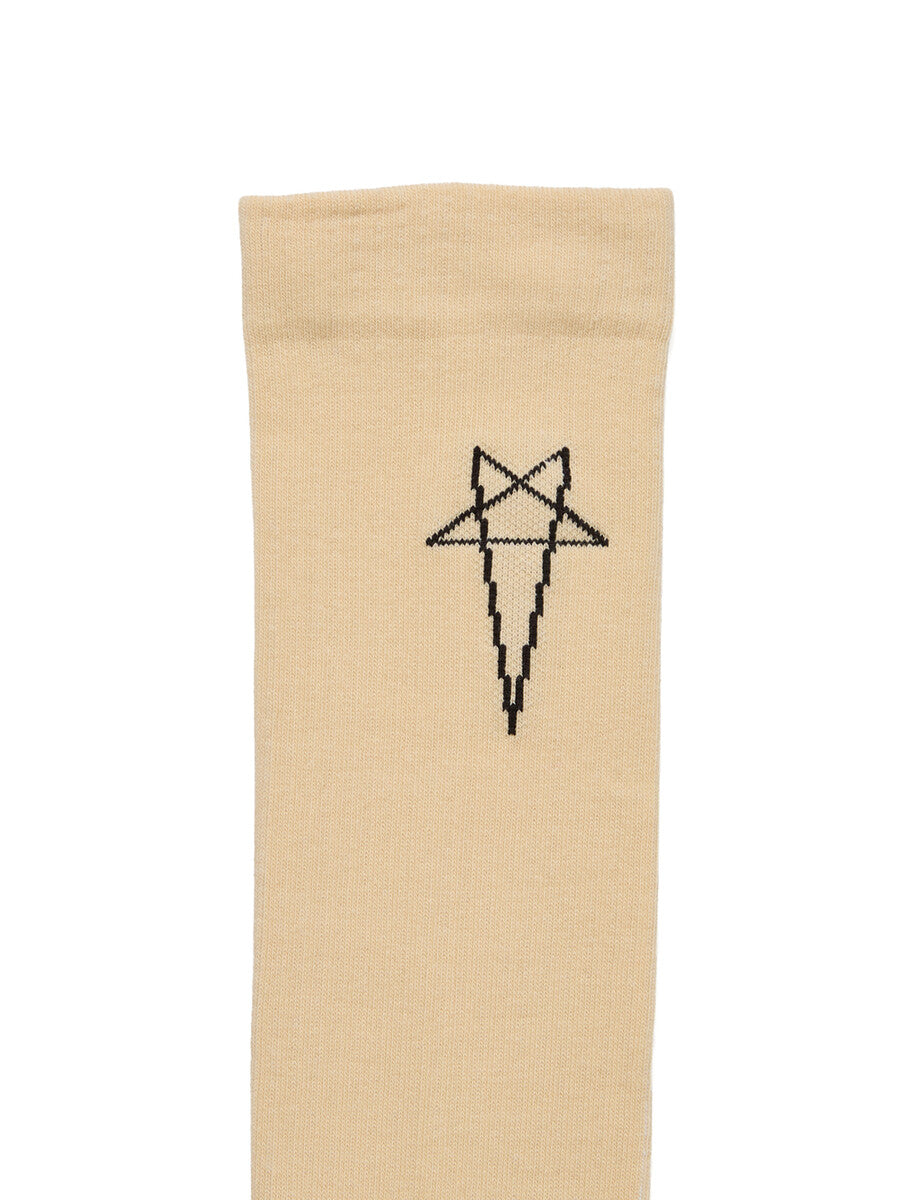 DA01F4468_SOCKC_13809 | PENTAGRAM KNEE HIGH SOCKS