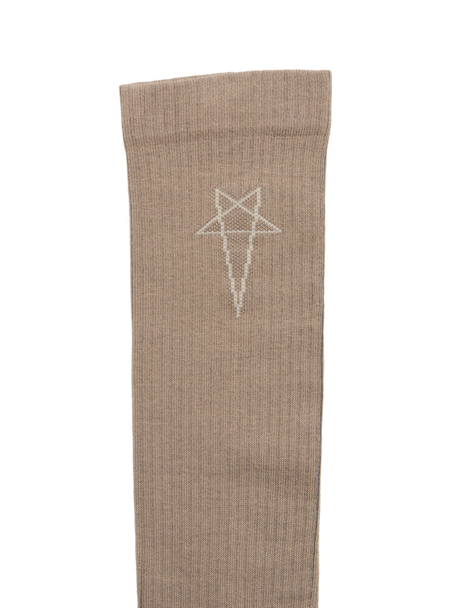DA02E7468_SOCKC_8808 | PENTAGRAM KNEE HIGH SOCKS