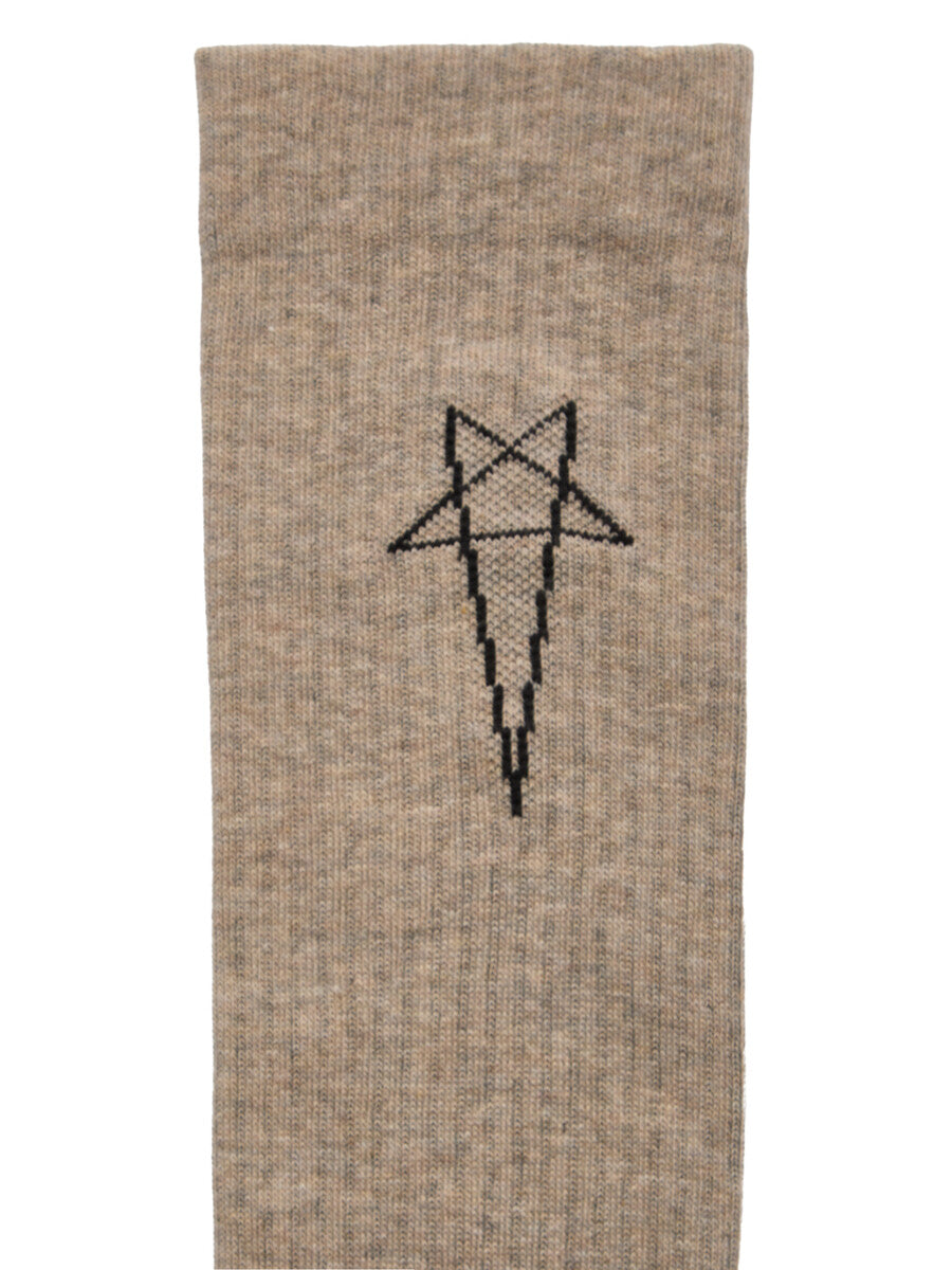 DA02F6468_SOCKC_5909 | PENTAGRAM KNEE HIGH SOCKS