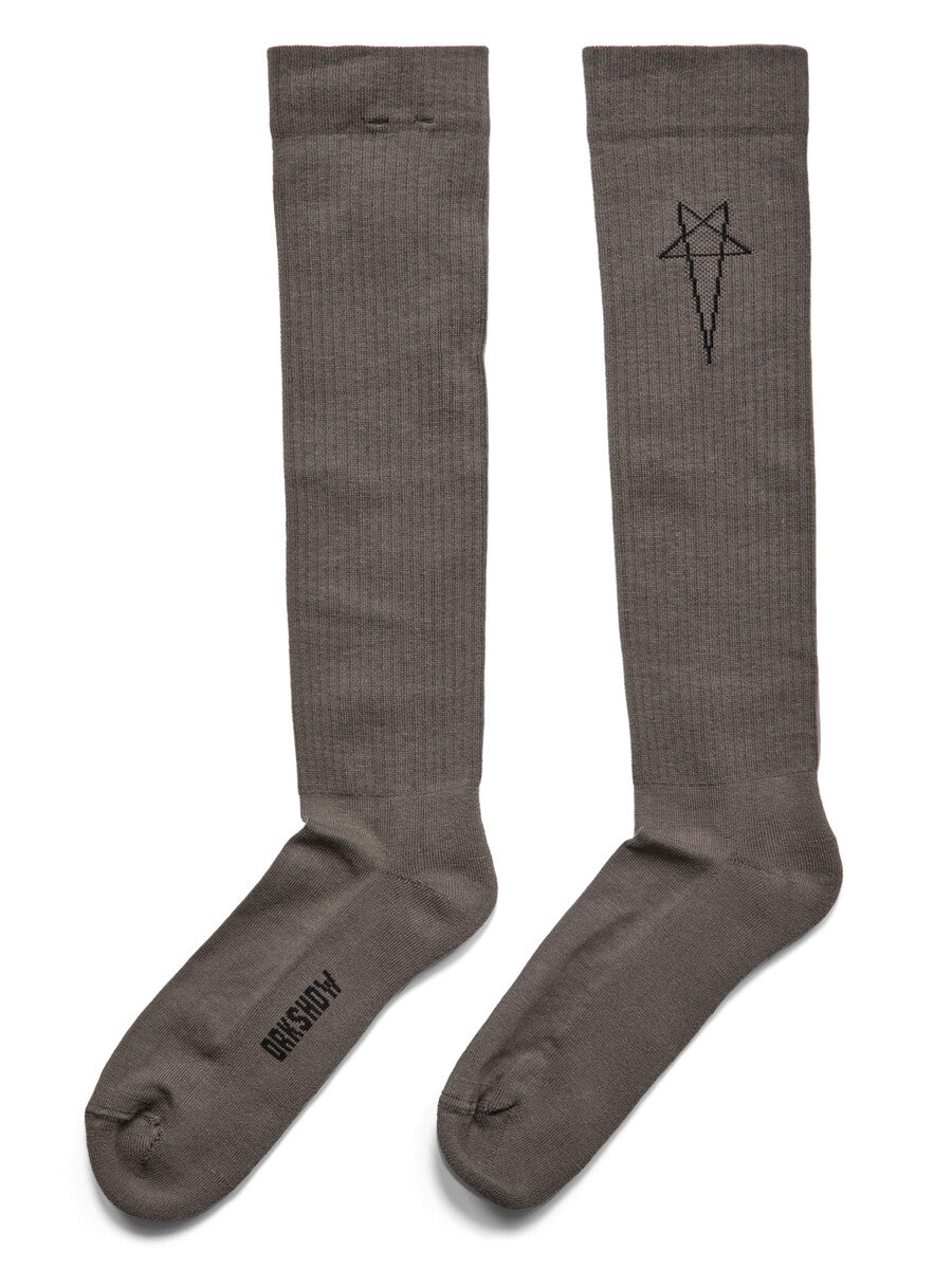 DA02F6468_SOCKC_7809 | PENTAGRAM KNEE HIGH SOCKS