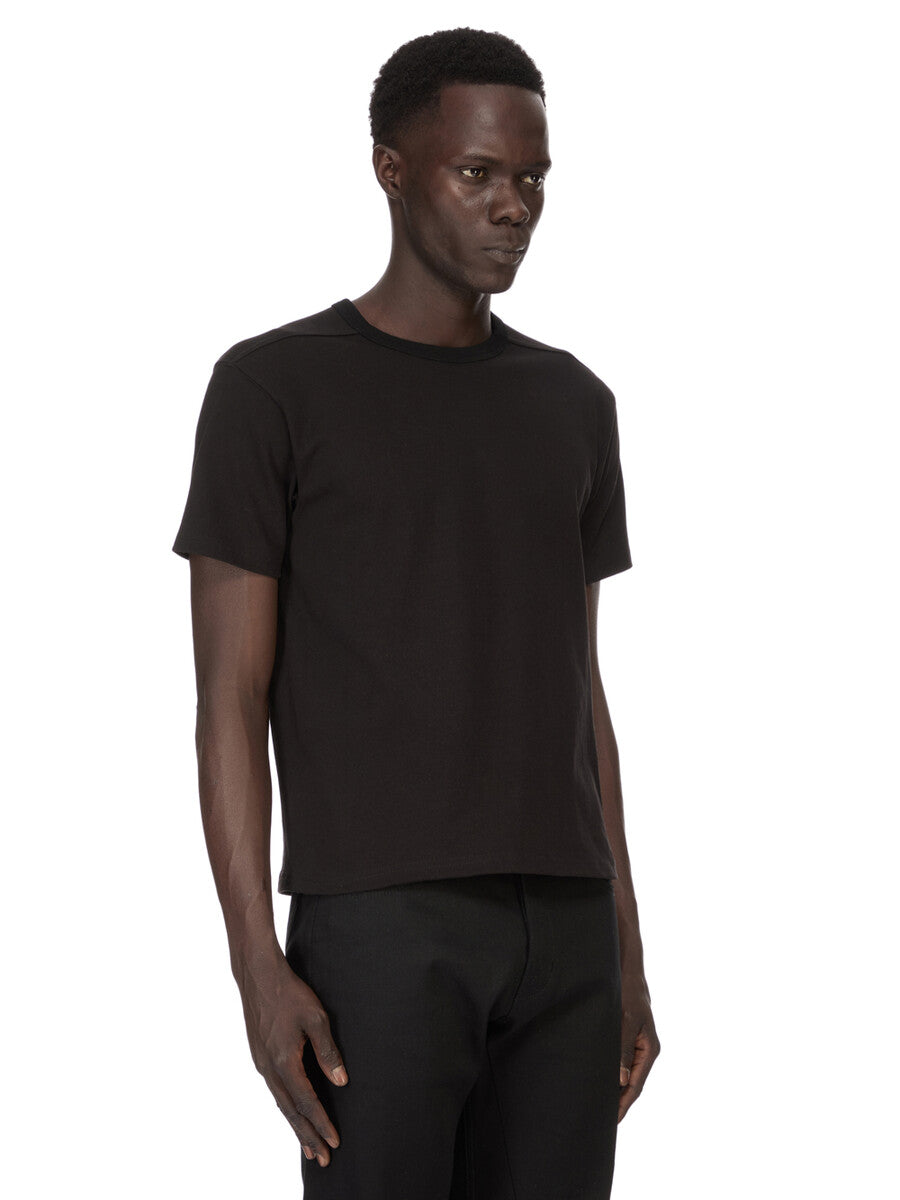 トップス rick Men's T-shirts Rick Owens DRKSHDW Jumbo Ss T-Shirt Black/ Milk