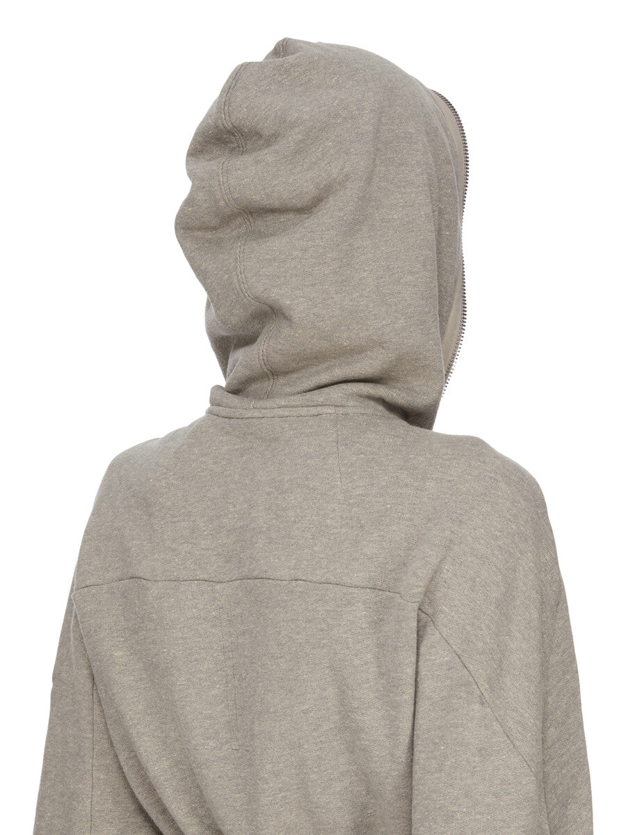 【Rick owens DRKSHDW】 collage gimp hoodle COLLAGE GIMP HOODIE| RICK OWENS