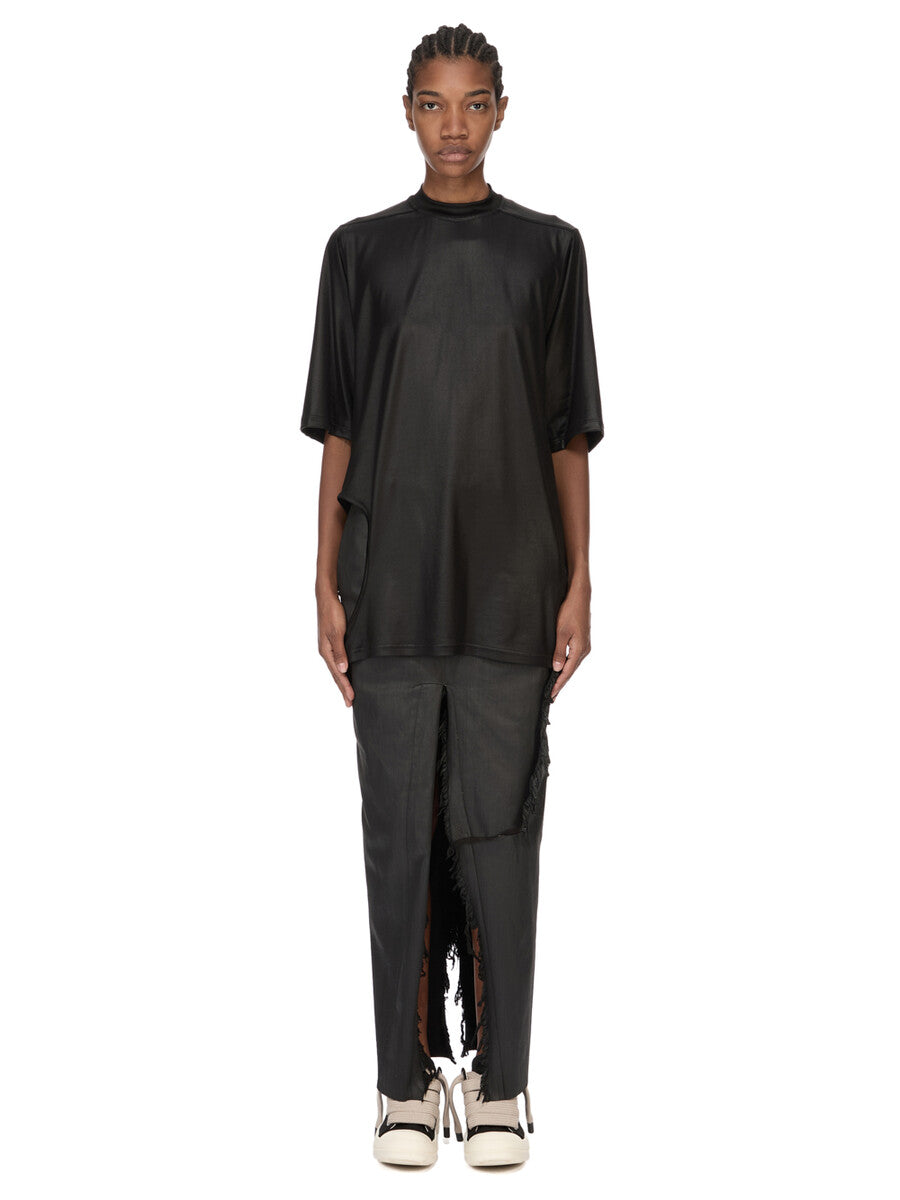 DENIM SLICED SKIRT| RICK OWENS