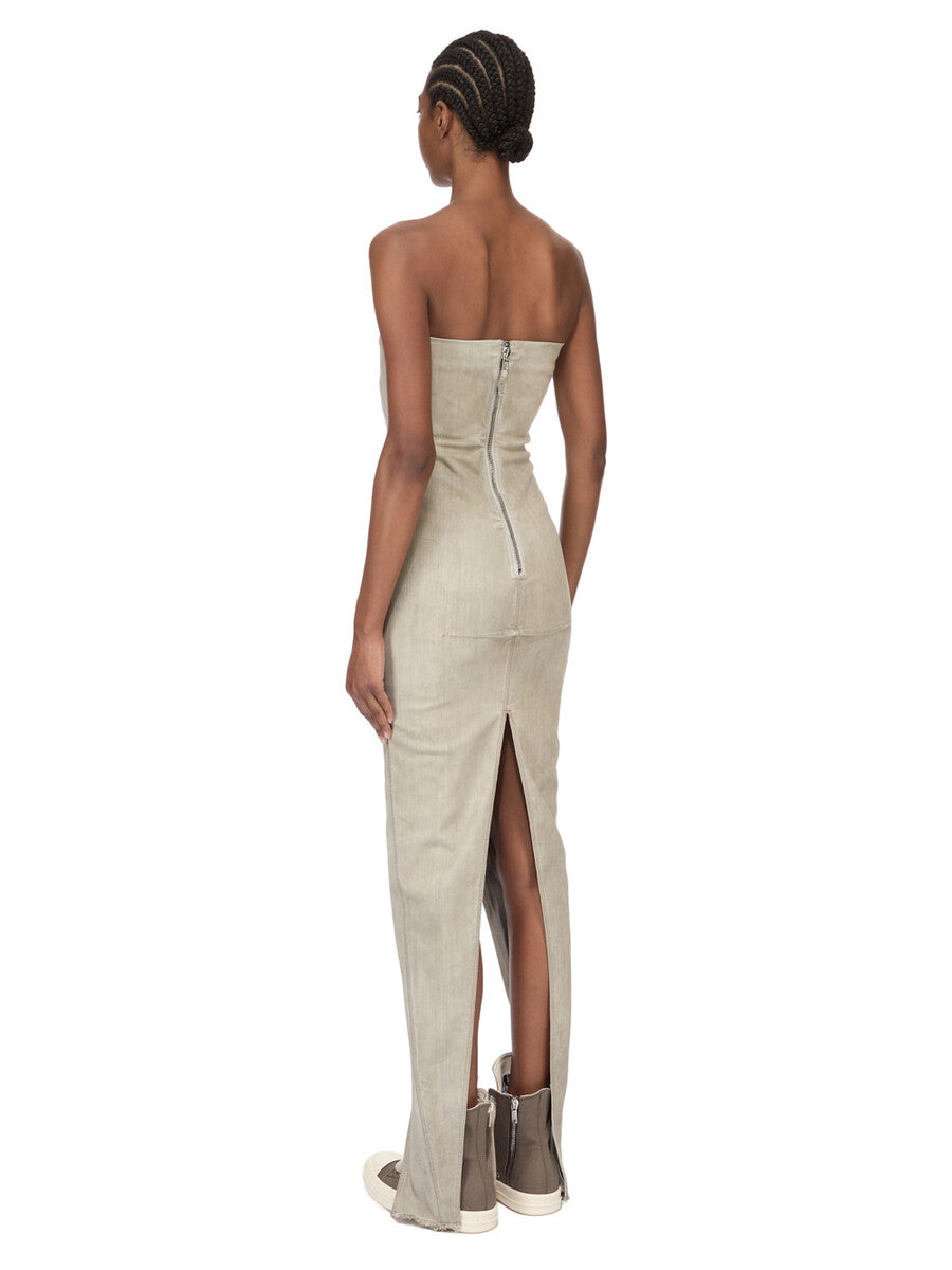 DS01F4514_SDSN_138 | SLICED BUSTIER DRESS