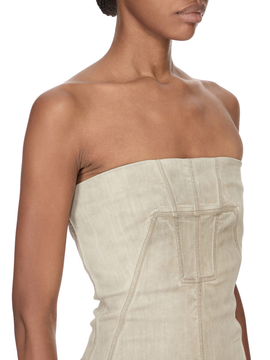 SLICED BUSTIER DRESS| RICK OWENS