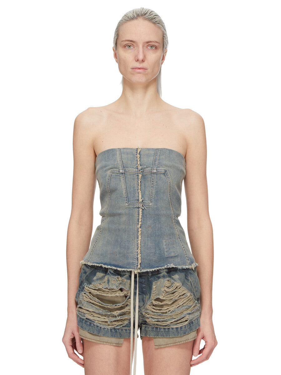 DS02F6127_SDMI_56 | SPLINTERED BUSTIER TOP