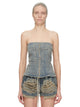DS02F6127_SDMI_56 | SPLINTERED BUSTIER TOP