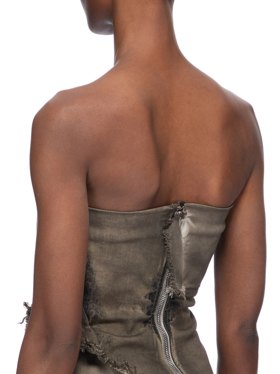 DS02F6127_SDRKCM_34100 | SPLINTERED BUSTIER TOP