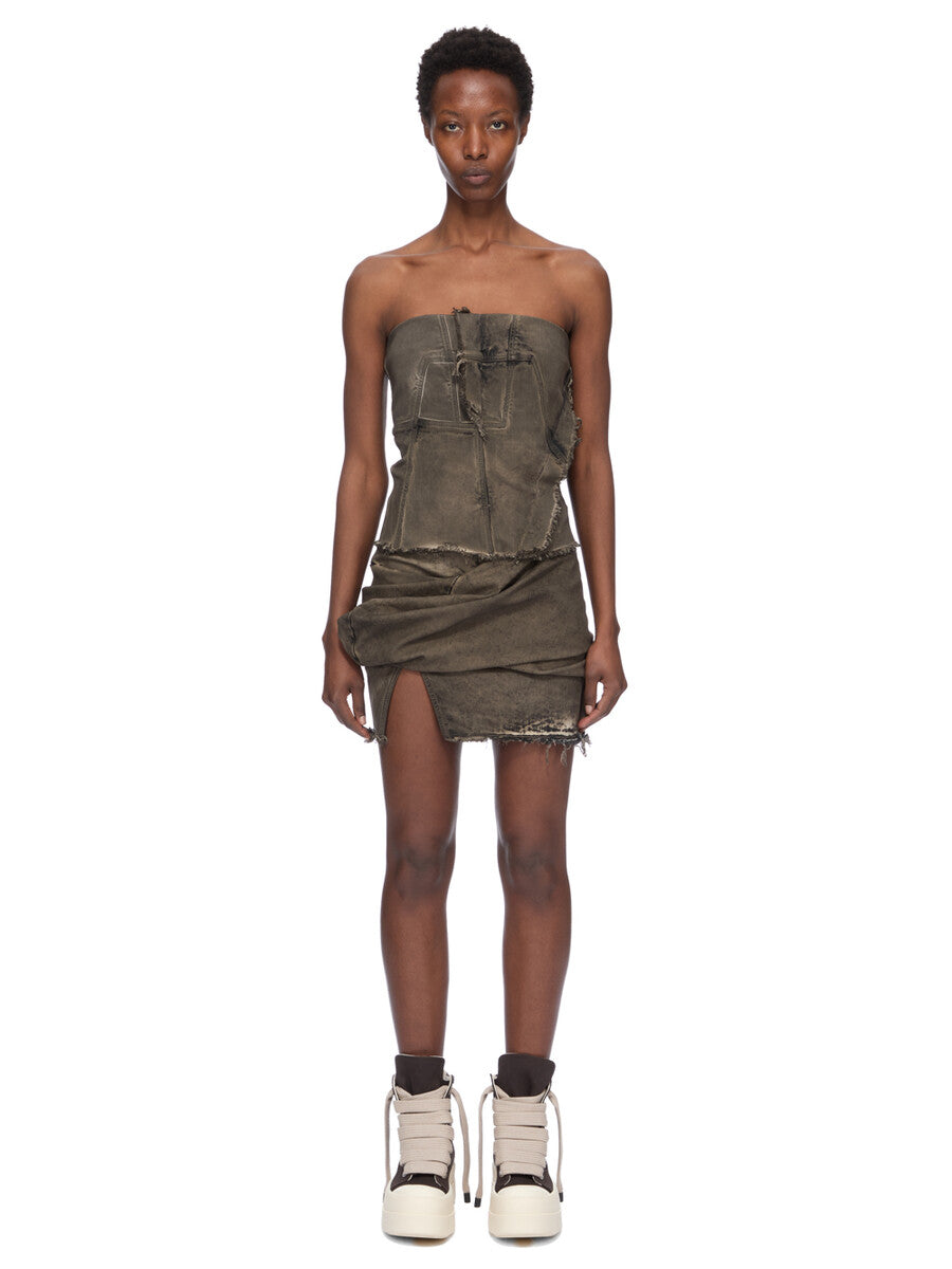 DS02F6127_SDRKCM_34100 | SPLINTERED BUSTIER TOP