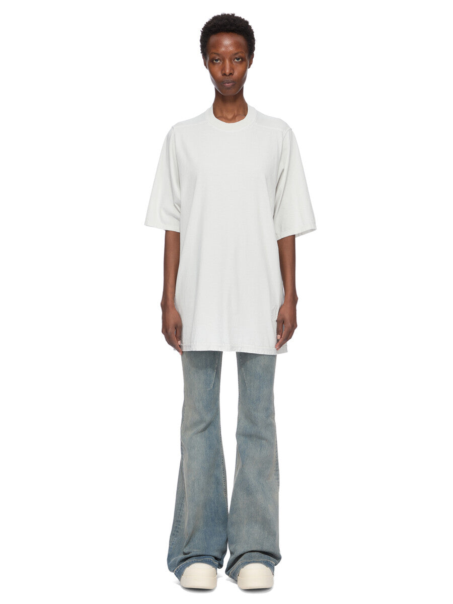 く*の様 bolan似 white blue boots cut denim o BOLAN BOOTCUT| RICK OWENS