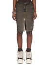 DS02F6342_SDRKCM_34100 | DENIM SLICED SKIRT