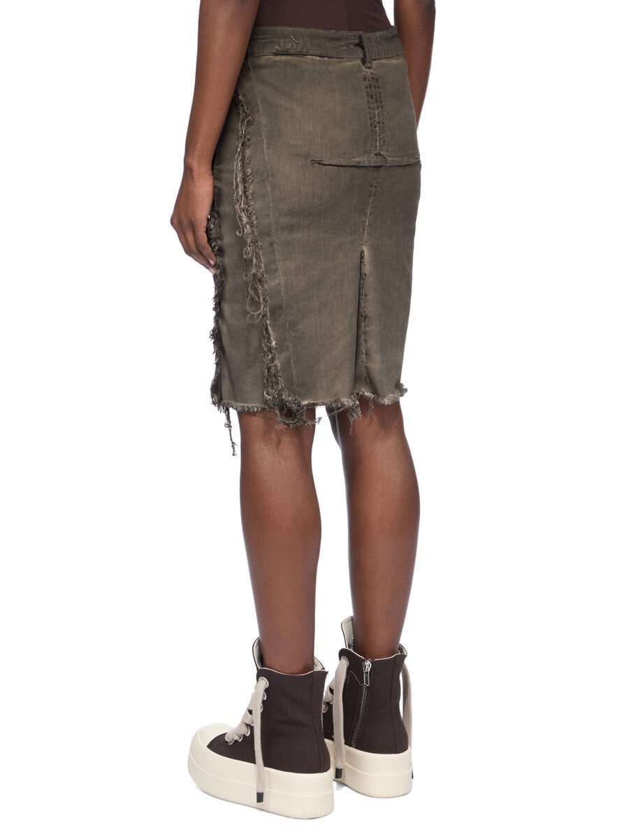 DS02F6342_SDRKCM_34100 | DENIM SLICED SKIRT