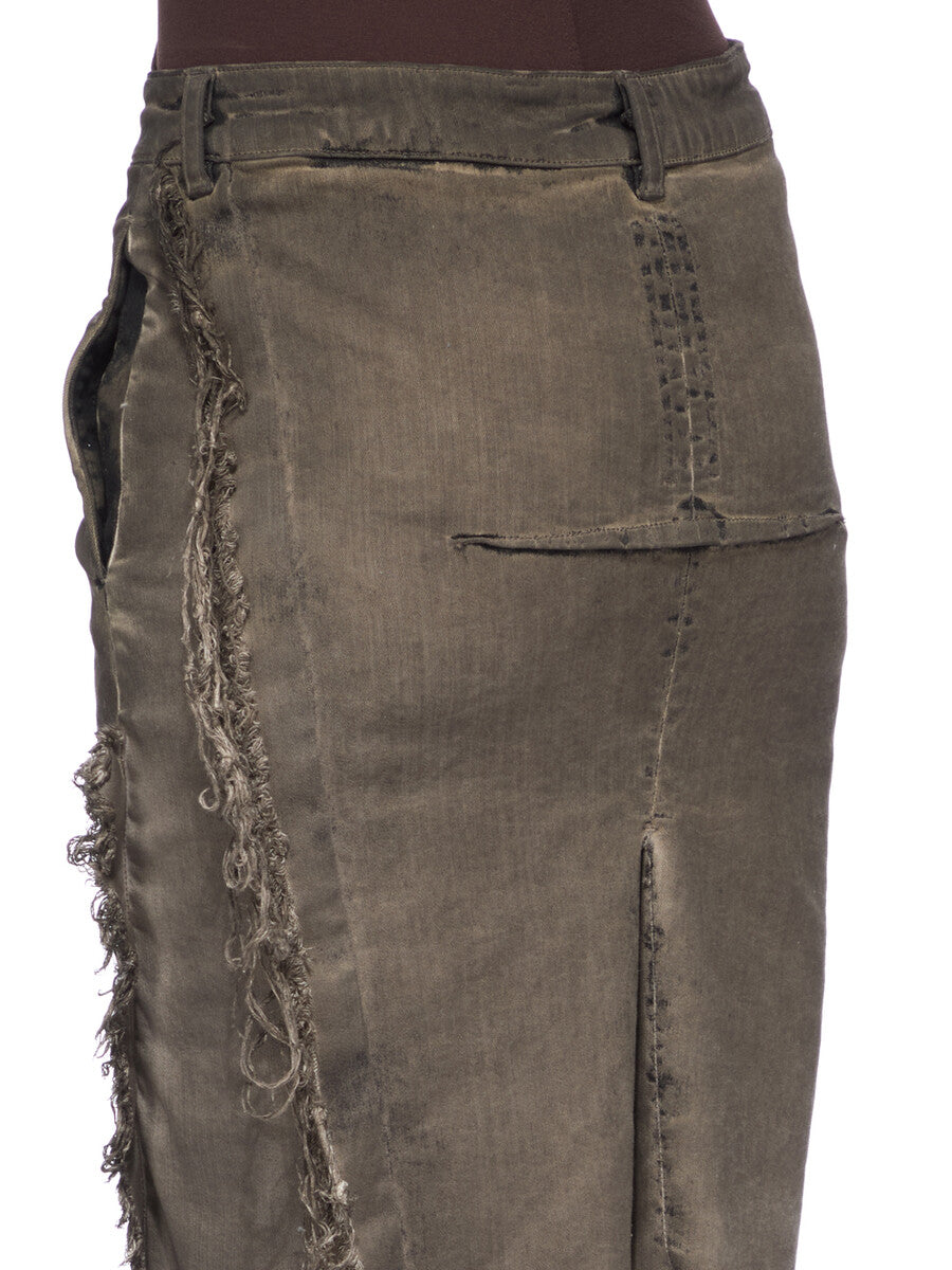 DS02F6342_SDRKCM_34100 | DENIM SLICED SKIRT
