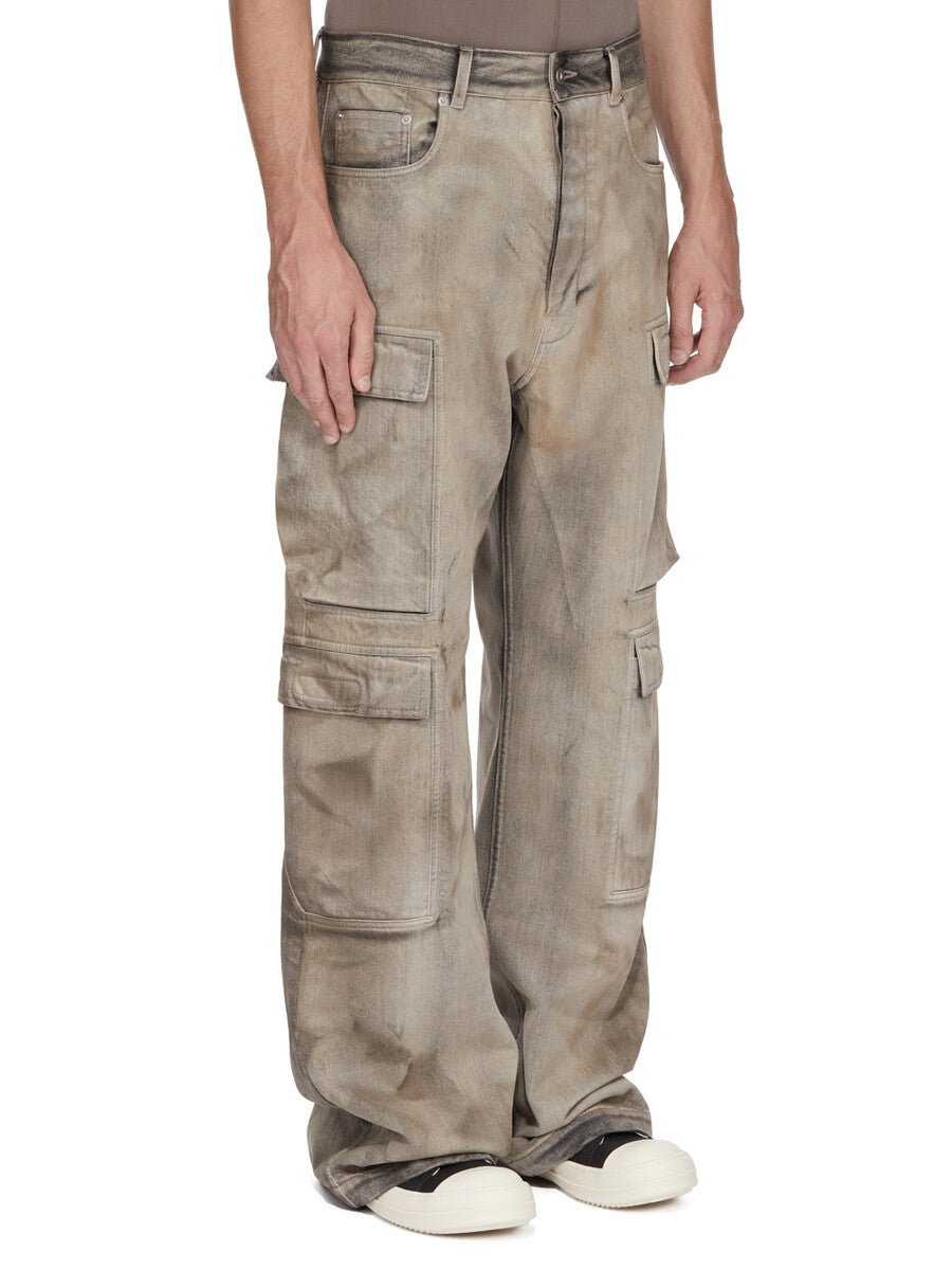 パンツ rick owens double cargo jeans 25ss DOUBLE CARGO JEANS| RICK OWENS