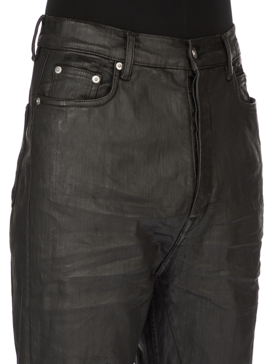 正規品【RICK OWENS DRKSHDW】BOLAN BOOTCUT SBB Rick Owens DRKSHDW Bolan Bootcut Stretch Jeans Black Men's - FW23 - GB
