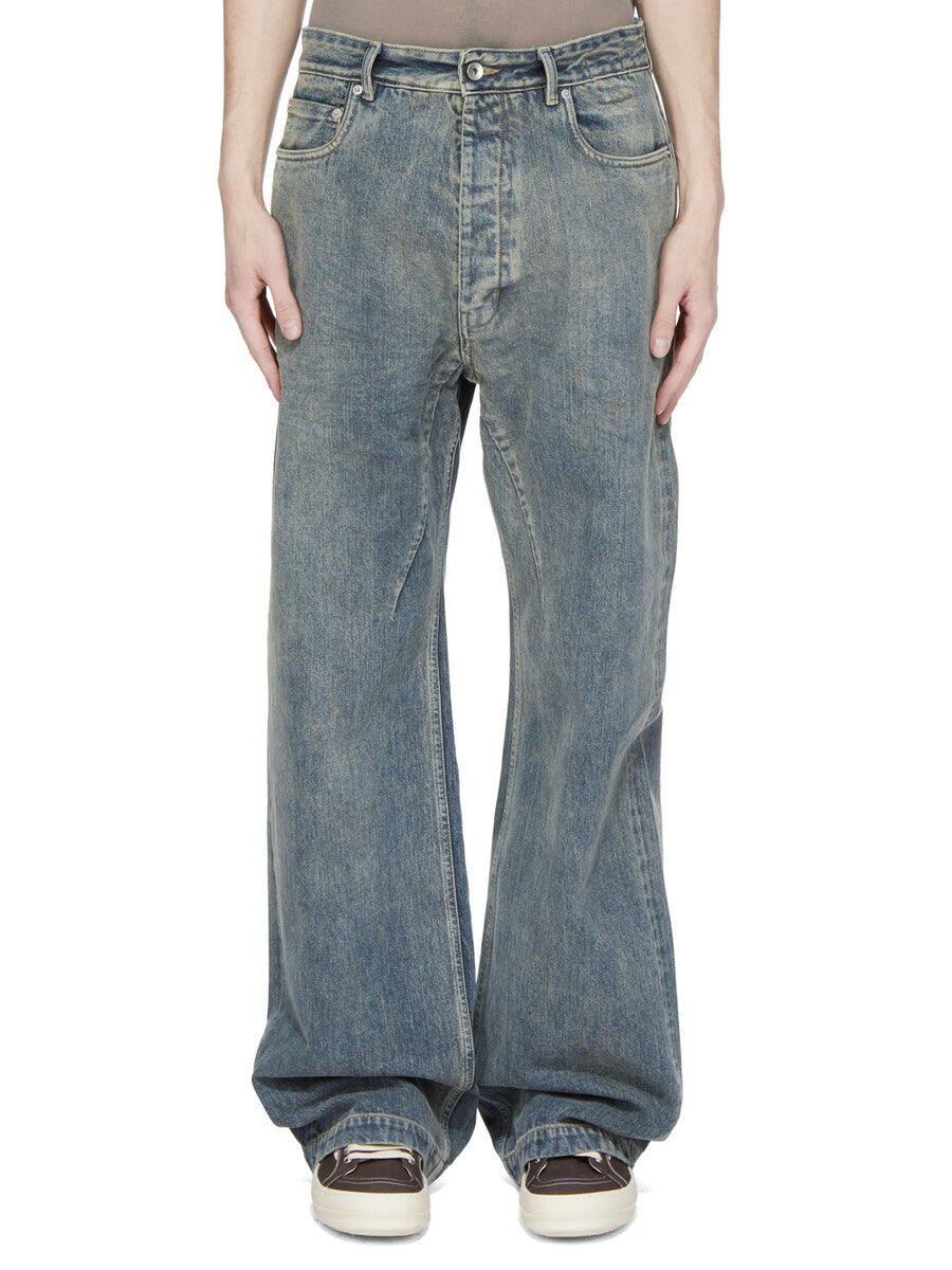 SS25【Rick Owens】GETH JEANSコーティング素材 GETH JEANS| RICK OWENS