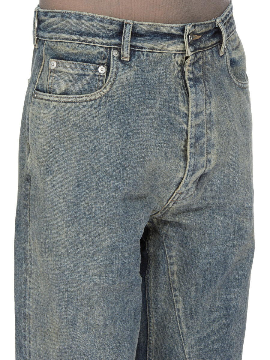 SS25【Rick Owens】GETH JEANSコーティング素材 GETH JEANS| RICK OWENS