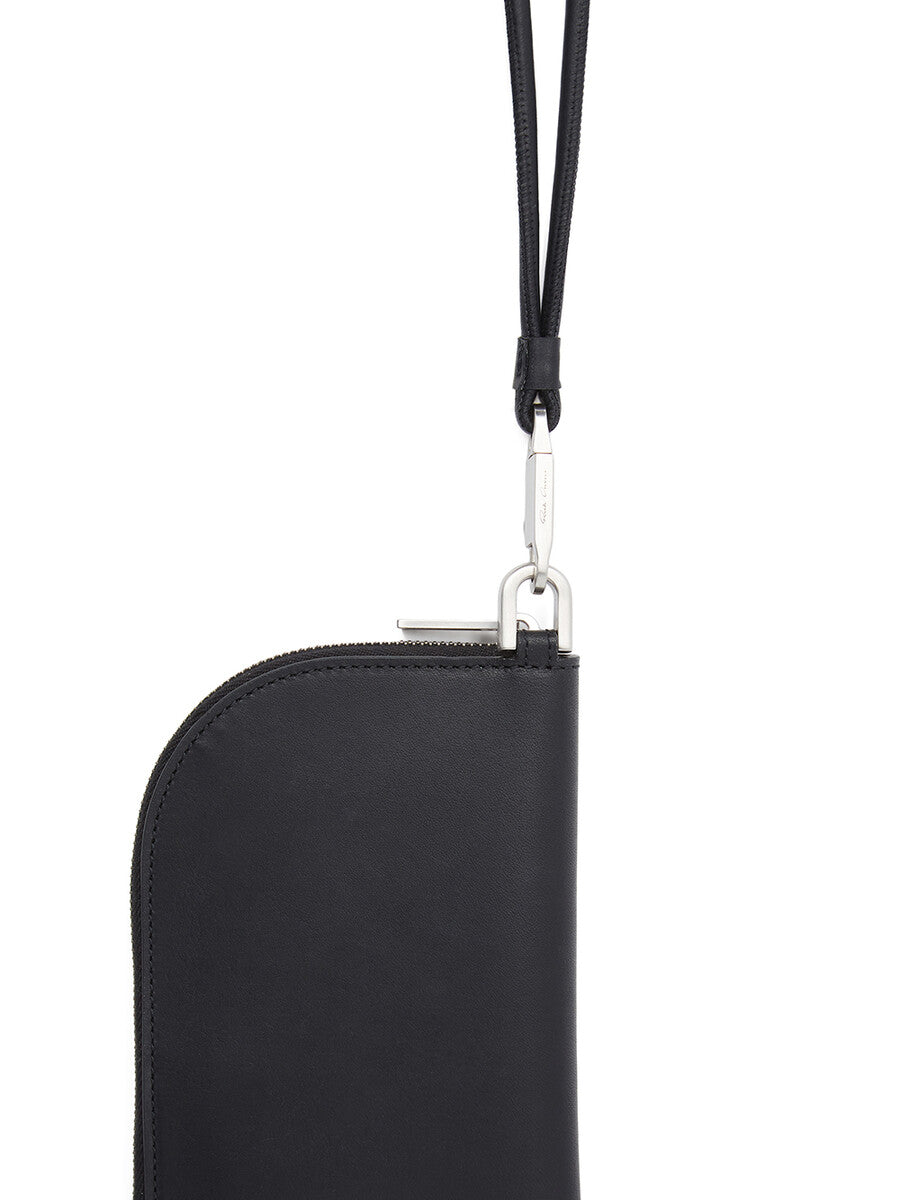 小物 Rick Owens Neck Wallet Neck Wallet in Black – SVRN