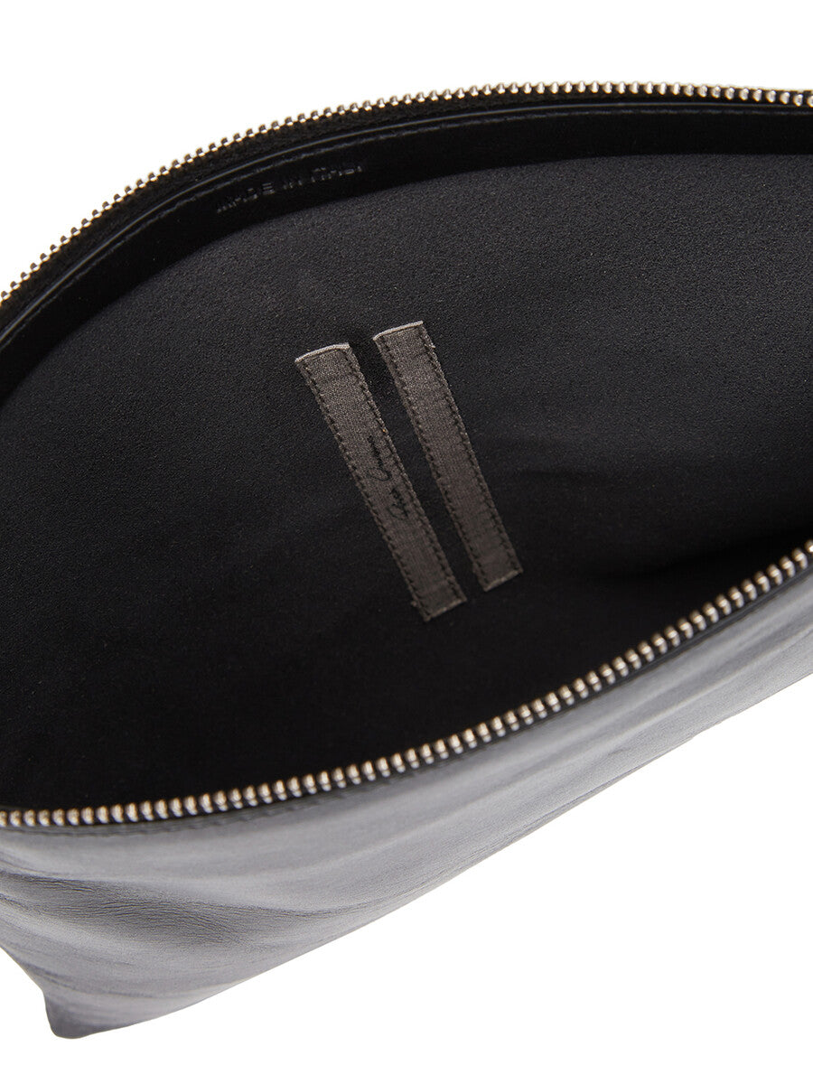 Rick OwensリックオウエンスZIPPED COMPUTER POUCH TRAVEL LIQUID BAG| RICK OWENS