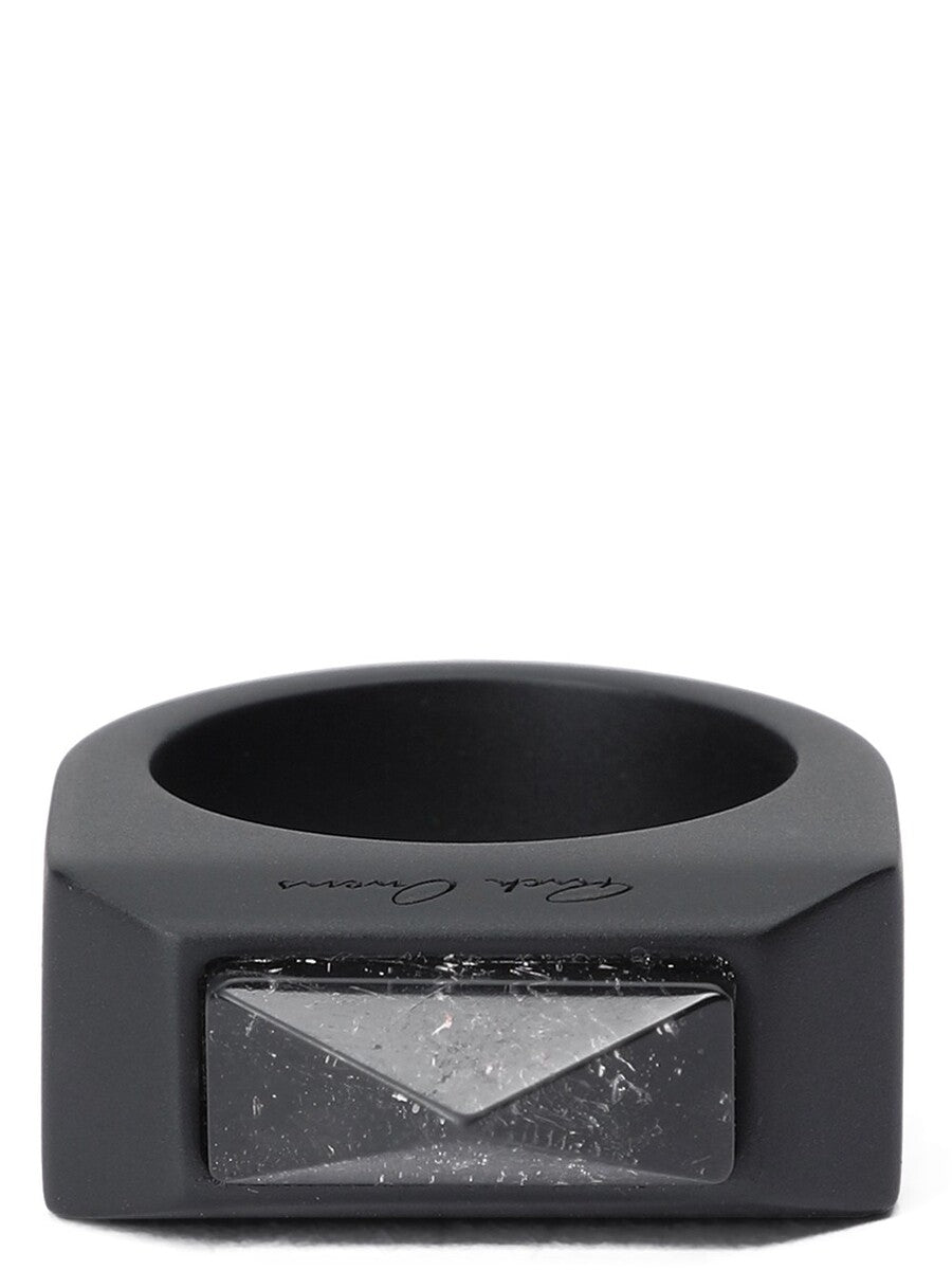 CRYSTAL PYRAMID RING| RICK OWENS