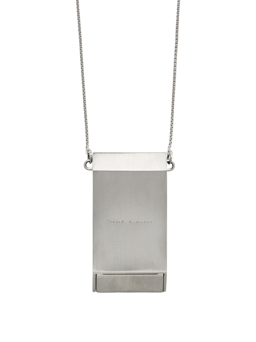 PORTABLE ASHTRAY NECKLACE| RICK OWENS