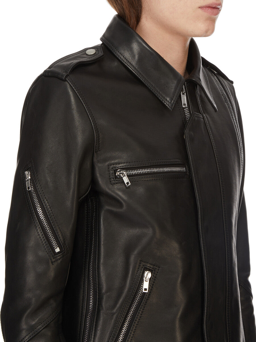 Rick Owens レザーJKT 46 RU15S4771 イタリア製 VEGA JKT| RICK OWENS