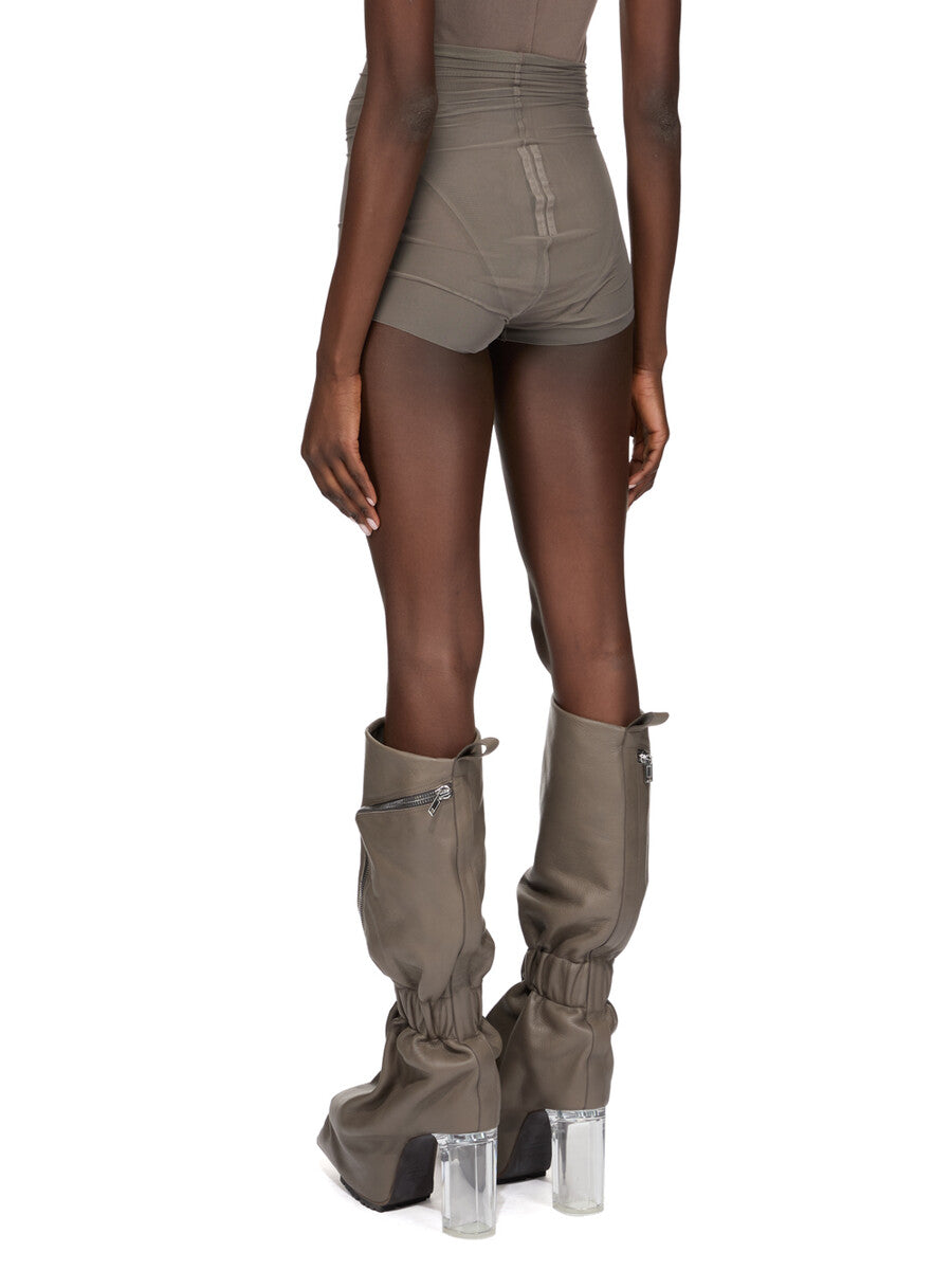 RO01F6395_TUS_34 | HIGH WAISTED STRETCH SHORTS