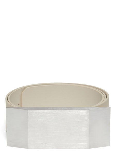 小物 rickowens SS23 EDFU BEVELED BUCKLE BELT BIG BEVELED BUCKLE BELT| RICK OWENS