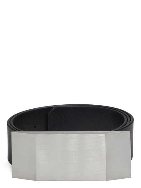 BIG BEVELED BUCKLE BELT| RICK OWENS
