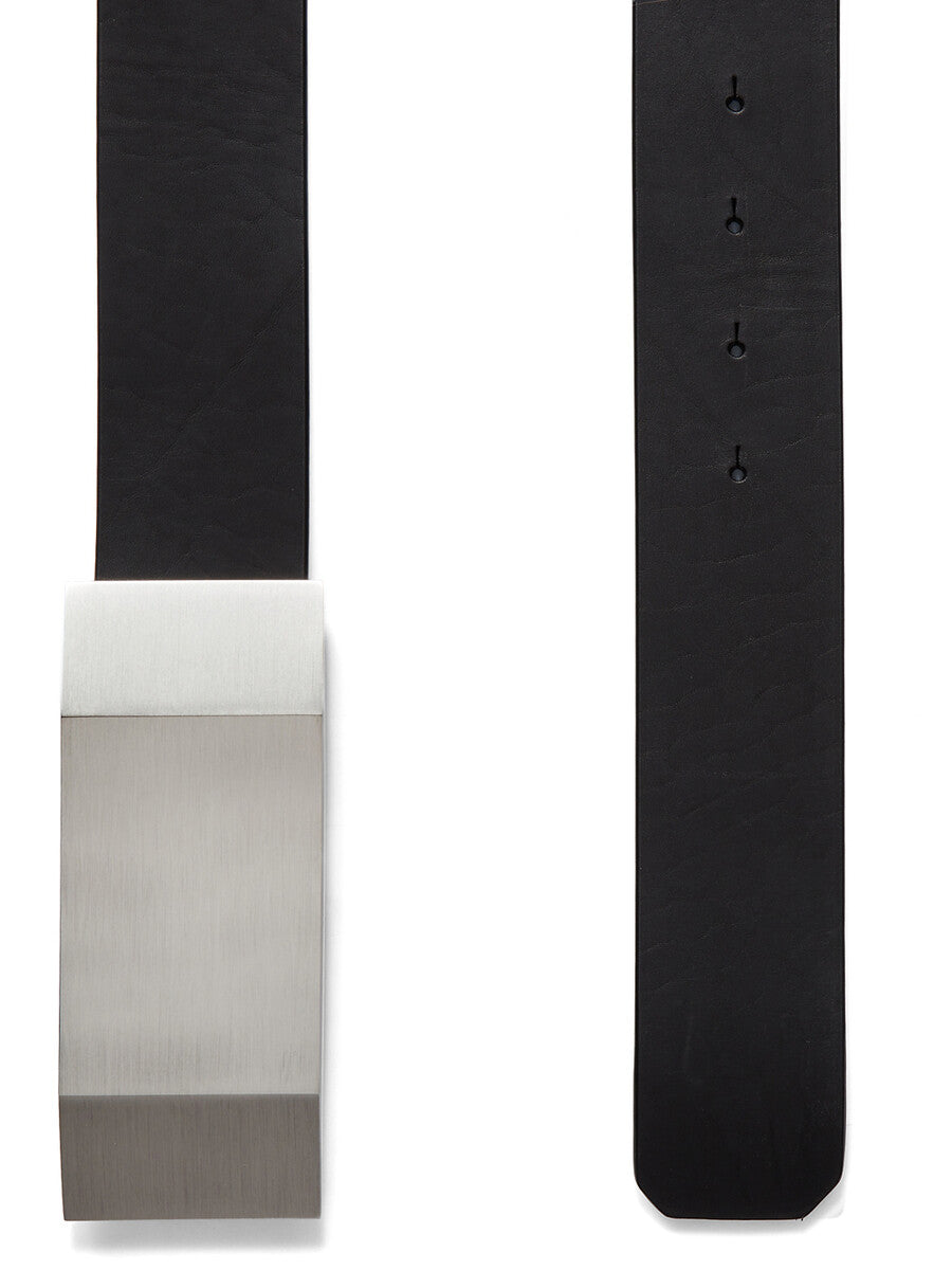 小物 rickowens SS23 EDFU BEVELED BUCKLE BELT BIG BEVELED BUCKLE BELT| RICK OWENS