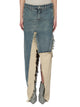 RO02E4393_DW7621_7621 | DENIM SLICED SKIRT