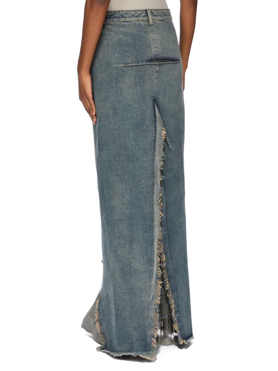 RO02E4393_DWG_76 | DENIM SLICED SKIRT