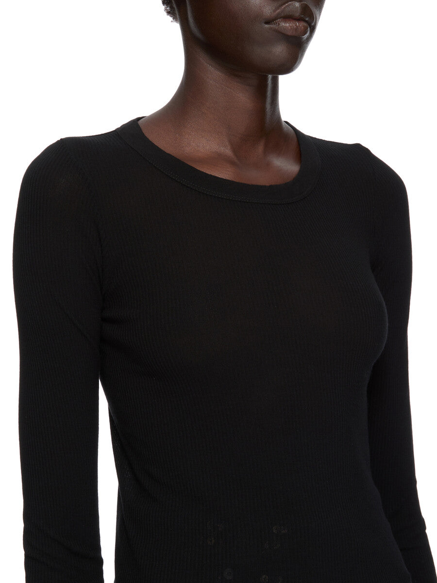 CROPPED RIB LS T| RICK OWENS