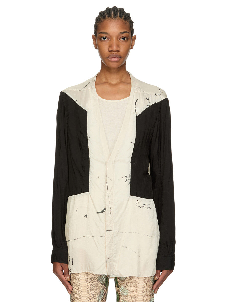 Rick Owens 22SS FOGPOCKET 羊革 レザー ラリーシャツ RICK OWENS | FOGPOCKET LARRY SHIRT