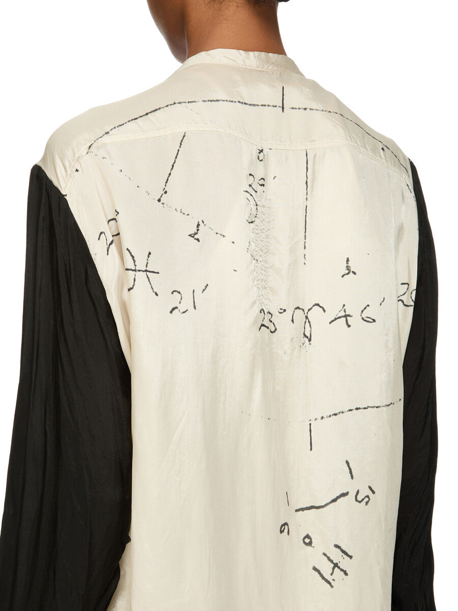 Rick Owens 22SS FOGPOCKET 羊革 レザー ラリーシャツ Rick Owens Black Larry Fogpocket Shirt Rick Owens