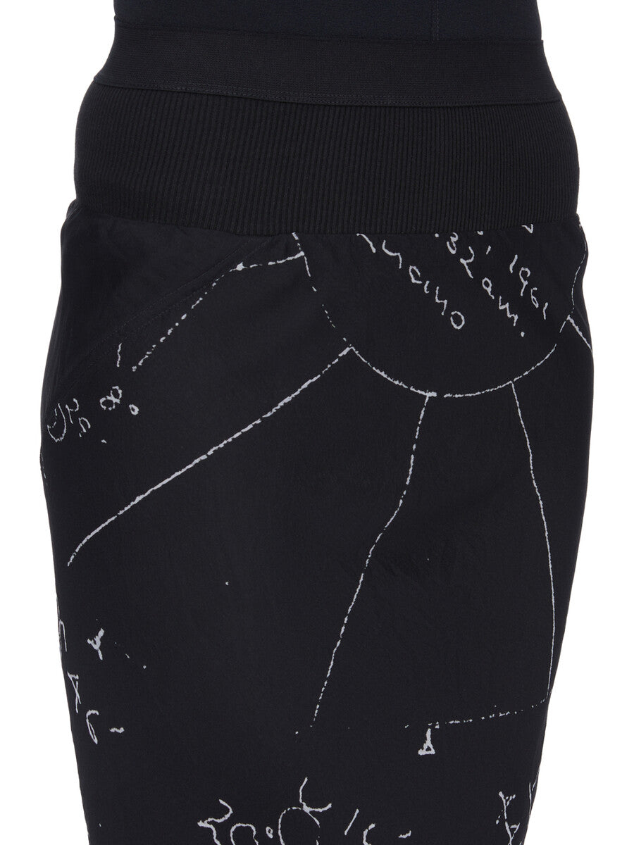 CALF BIAS SKIRT| RICK OWENS