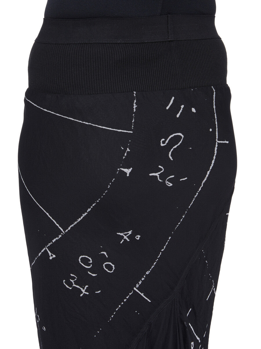 CALF BIAS SKIRT| RICK OWENS