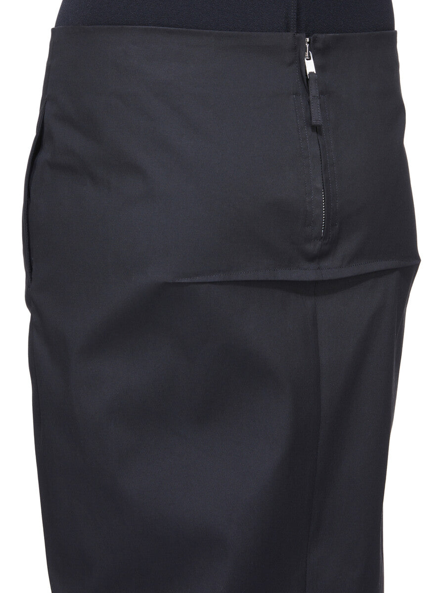 RP01F6385_TE_09 | CALF SLICED SKIRT