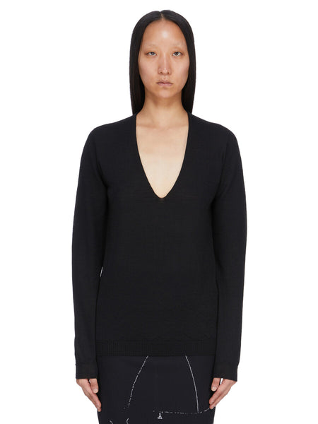 V NECK PULL| RICK OWENS