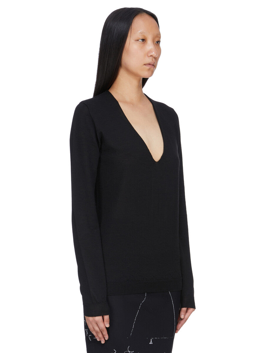 V NECK PULL| RICK OWENS