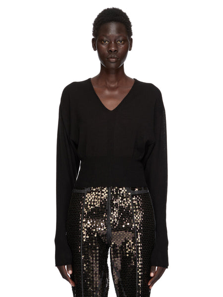 V CROPPED TOP| RICK OWENS