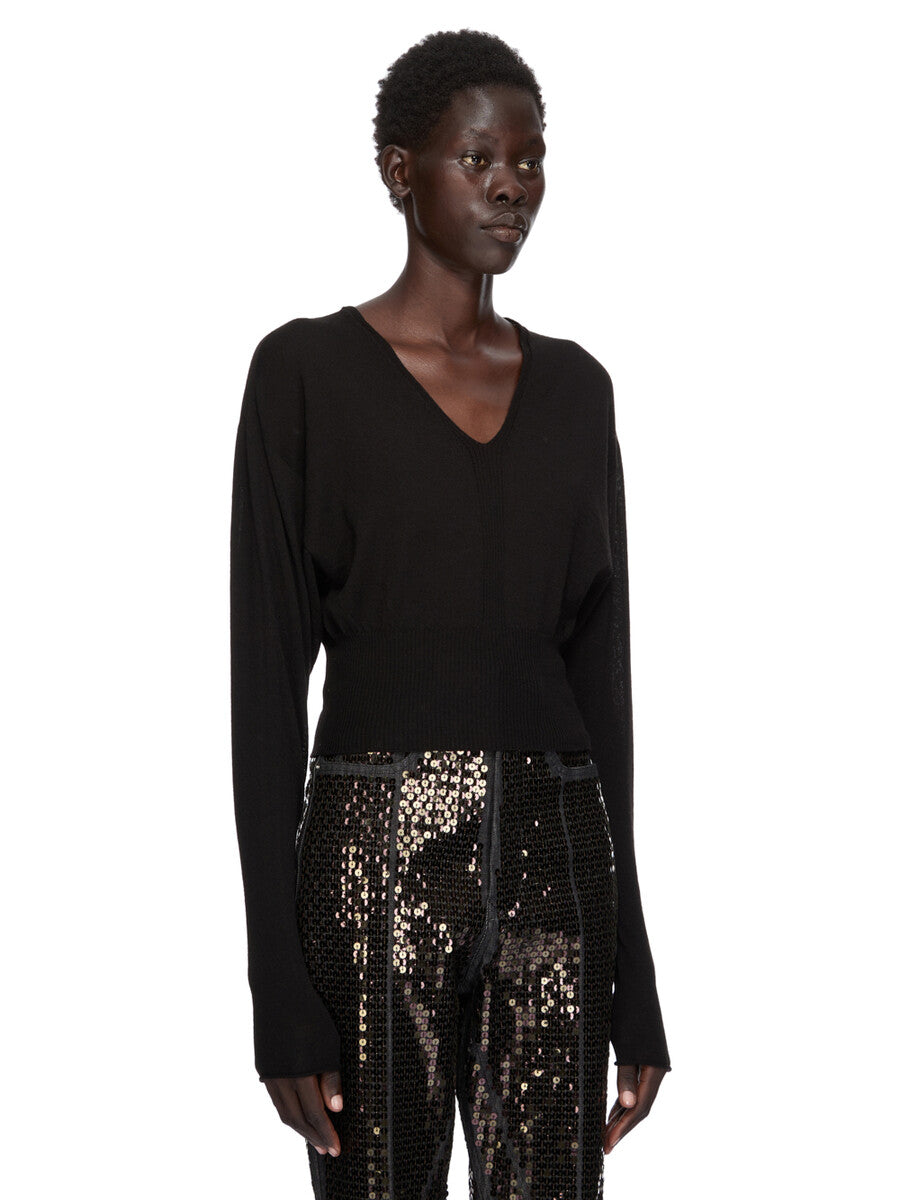 V CROPPED TOP| RICK OWENS