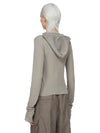 RP02F5210_MR_48 | CROPPED HOODED RIB LS T