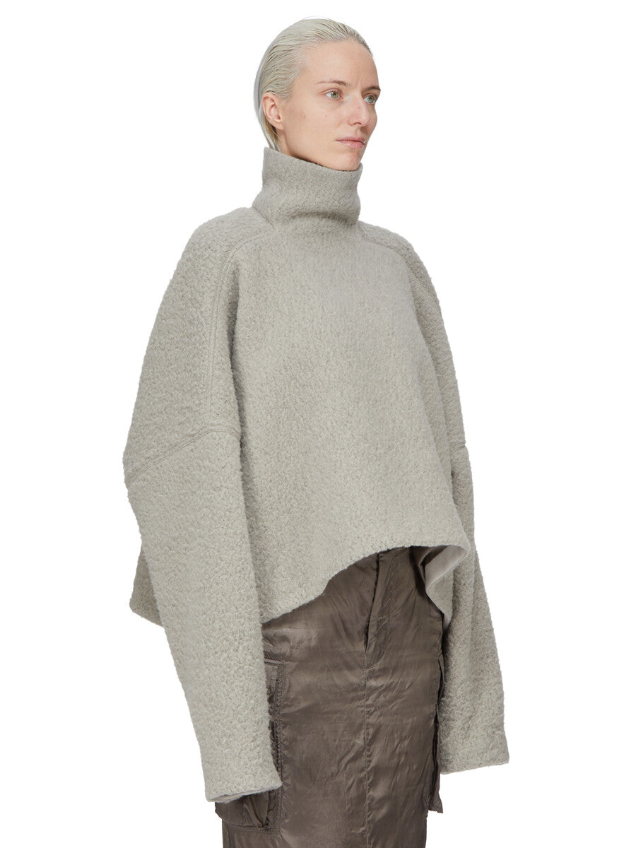 JUMBO TABARD CROPPED TOP| RICK OWENS